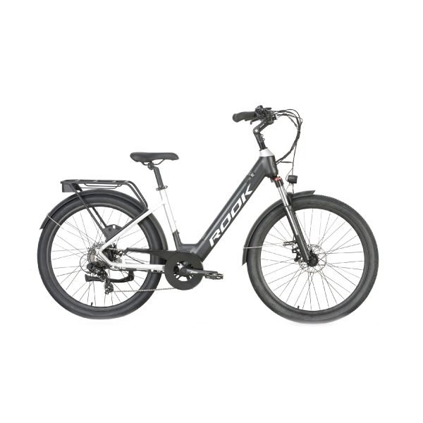 27.5" City E-Bike 36V 250W, 10.4Ah Battery, Shimano 7-Speed Step-Through E-Bike