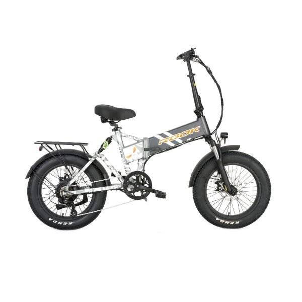20" Foldable Fat Tire E-Bike 48V 1000W, Shimano 7-Speed, Tektro Disc Brake with Kenda Tires