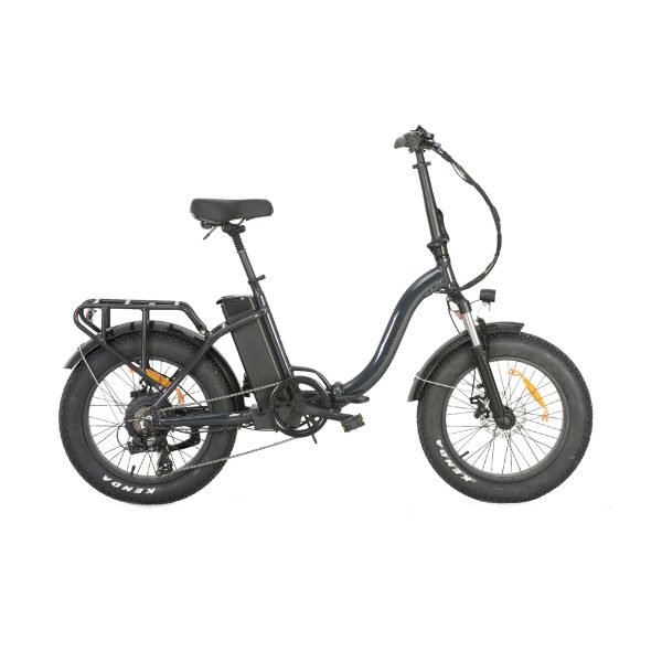 20" Step-Through Foldable Fat Tire E-Bike 36V 250W, Shimano 7-Speed, Kmars Disc Brake with Kenda Tires