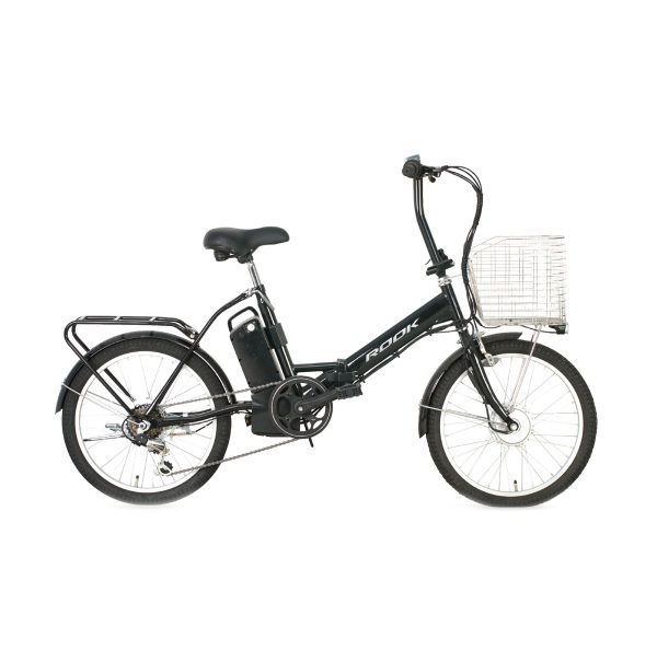 20" Classic Foldable E-Bike 36V 250W, Shimano 7-Speed, Caplier Brake with Front Basket