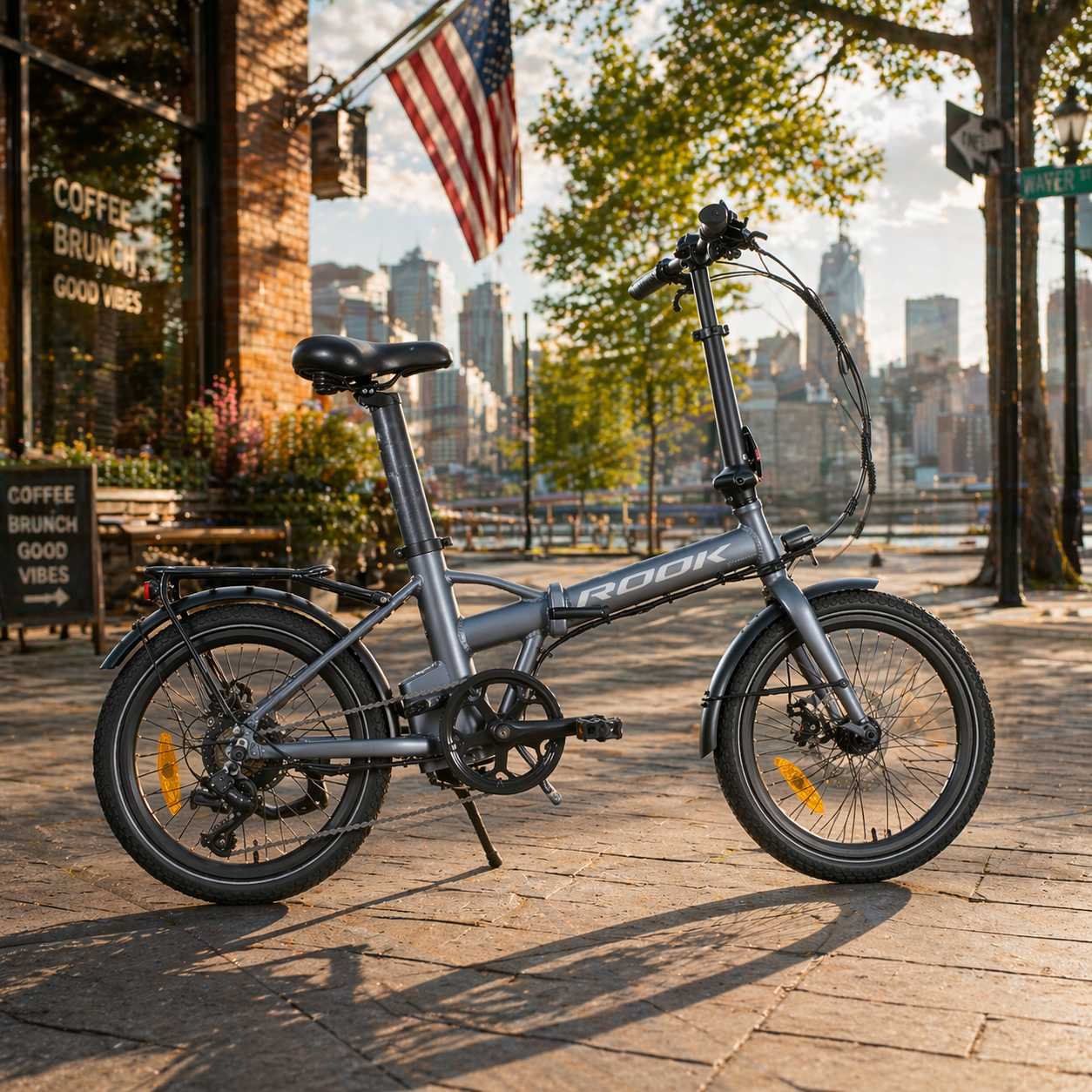 20" Lightweight Foldable E-Bike 36V 250W, Shimano 7-Speed, Kmars Disc Brake Commuter Bike - Image 5