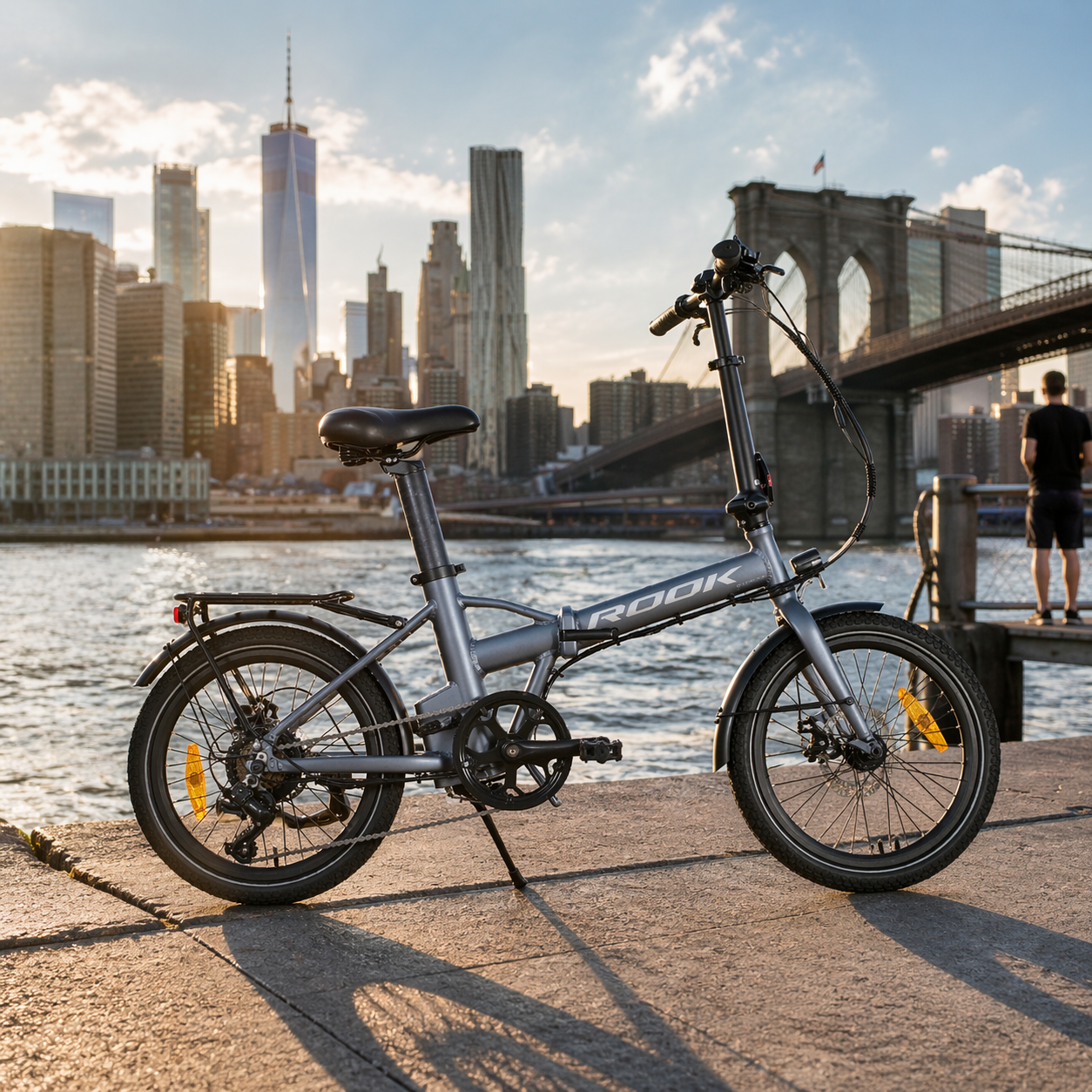 20" Lightweight Foldable E-Bike 36V 250W, Shimano 7-Speed, Kmars Disc Brake Commuter Bike - Image 2