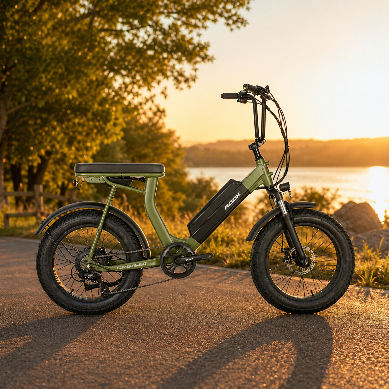 20" Foldable Fat Tire E-Bike 48V 500W, Shimano 7-Speed, Logan Disc Brake Commuter E-Bike - Image 3