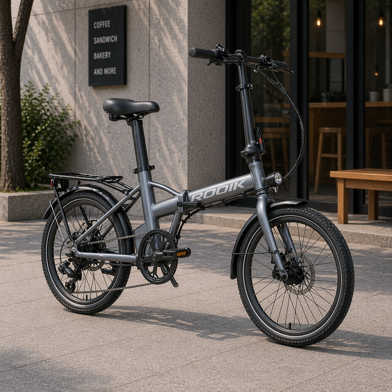20" Lightweight Foldable E-Bike 36V 250W, Shimano 7-Speed, Kmars Disc Brake Commuter Bike - Image 3