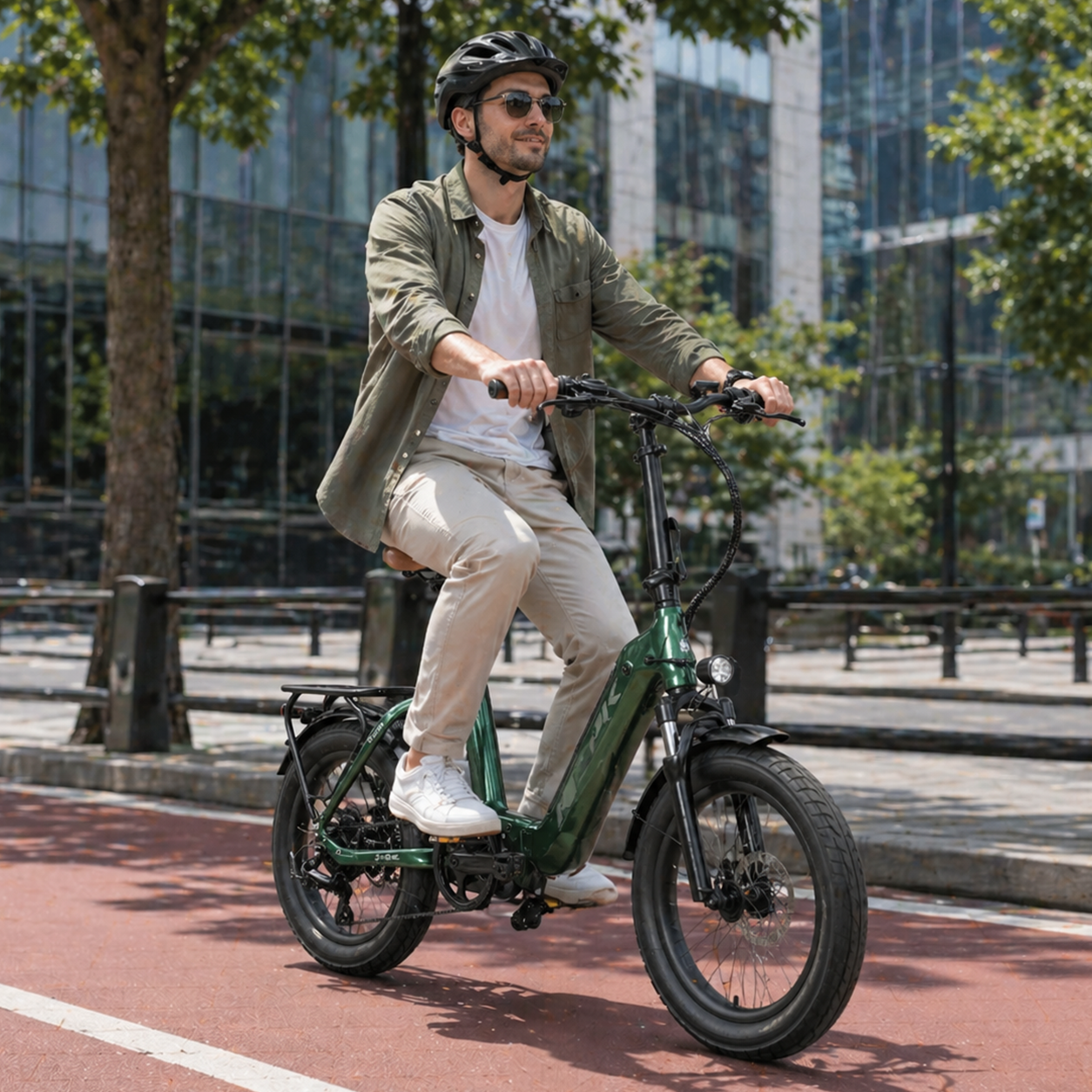 20" Step-Through Foldable E-Bike 36V 250W, Compact Commuter Electric Bike with Ananda Motor - Image 3