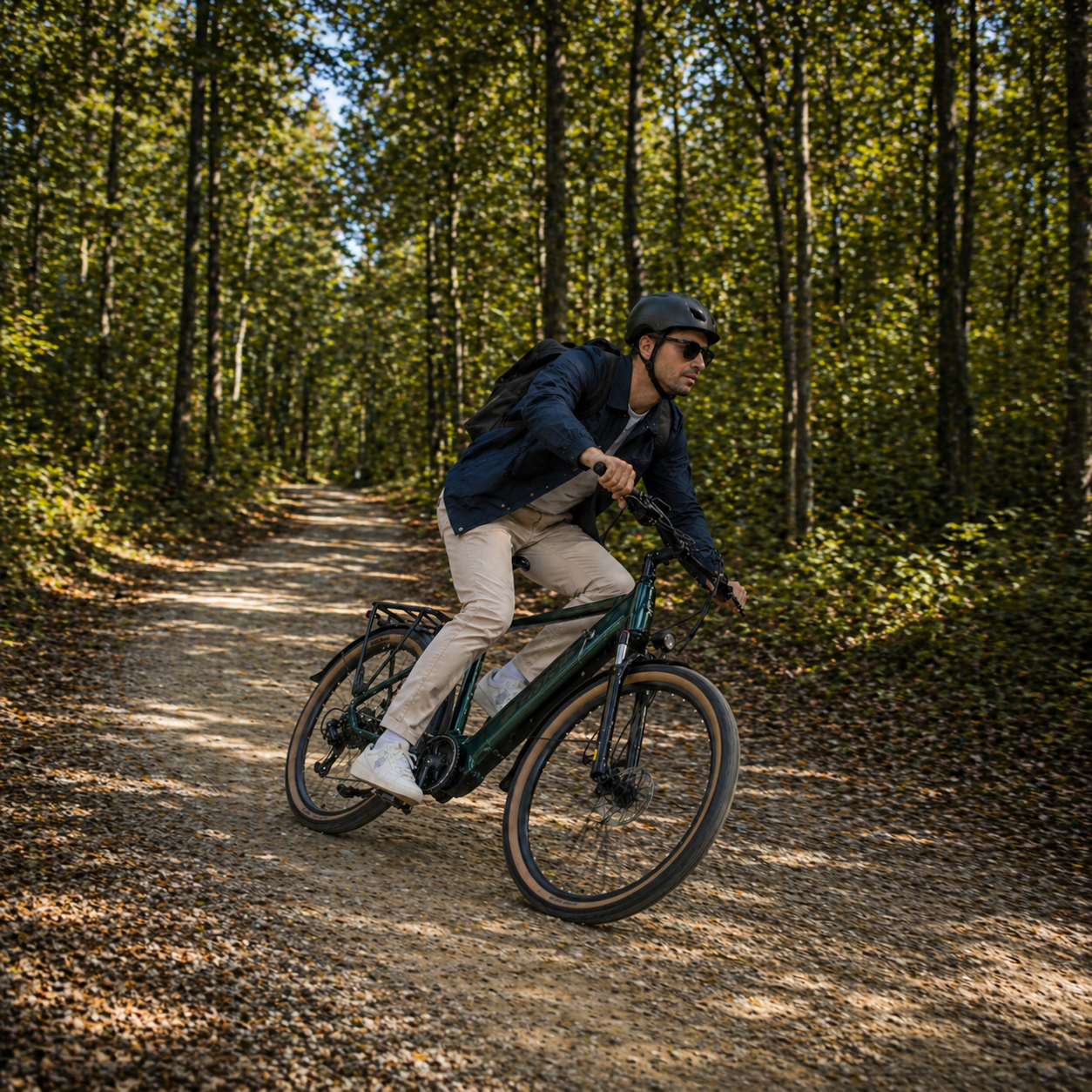 27.5 inch step through e-bike, ladies city electric bike, disc brake commuter bicycle - Image 3