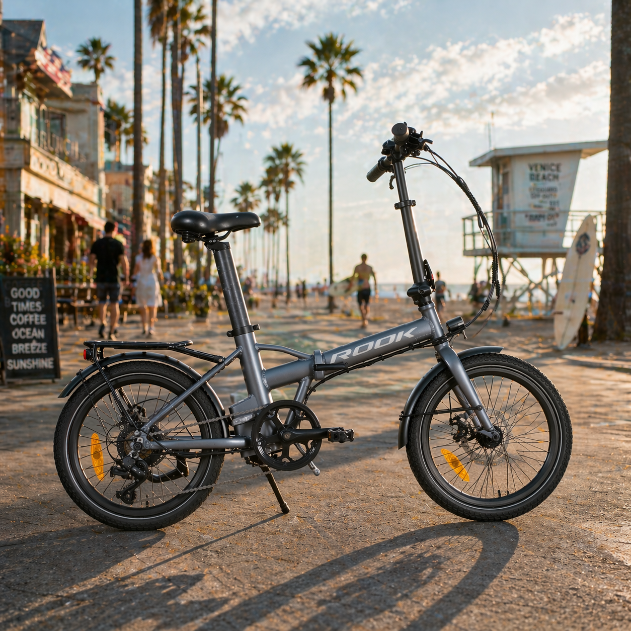 20" Lightweight Foldable E-Bike 36V 250W, Shimano 7-Speed, Kmars Disc Brake Commuter Bike - Image 4