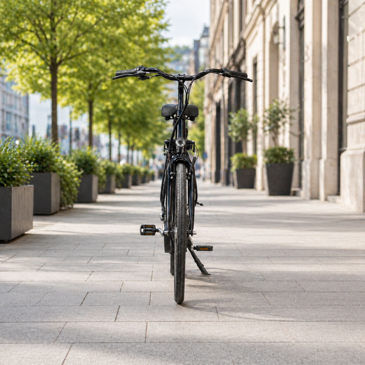 700C Classic City E-Bike 36V 250W, Shimano 3-Speed, V-Brake Retro E-Bike - Image 5
