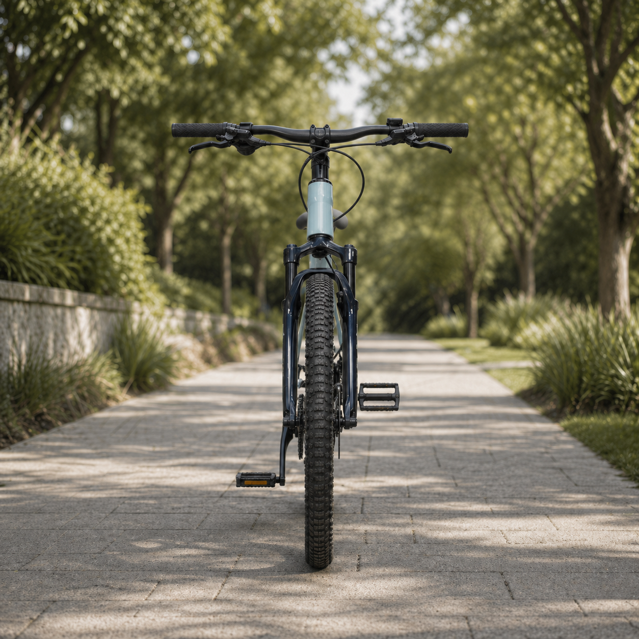 24" Kids' Mountain E-Bike 24V 250W, Single-Speed, Hydraulic Brake Youth E-Bike - Image 3