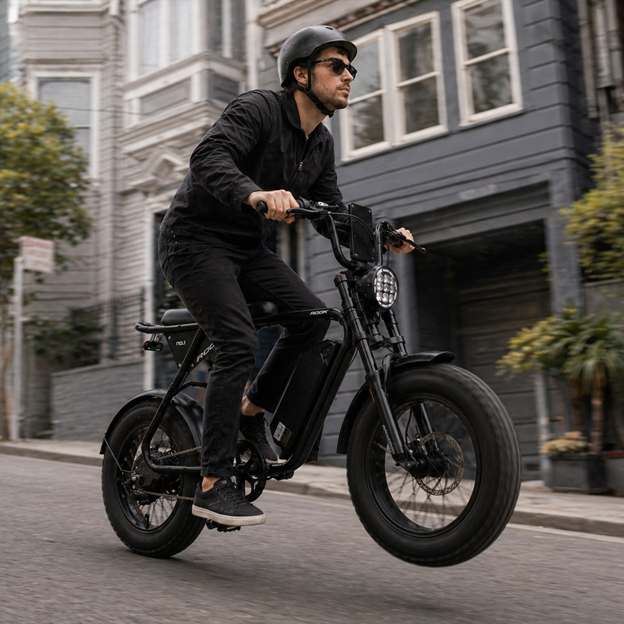 16" Mini Retro Fat Tire E-Bike 36V 250W, Hydraulic Brake, Double Suspension Vintage E-Bike - Image 6