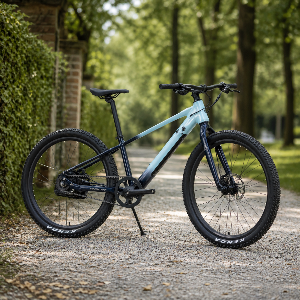 24" Kids' Mountain E-Bike 24V 250W, Single-Speed, Hydraulic Brake Youth E-Bike - Image 5