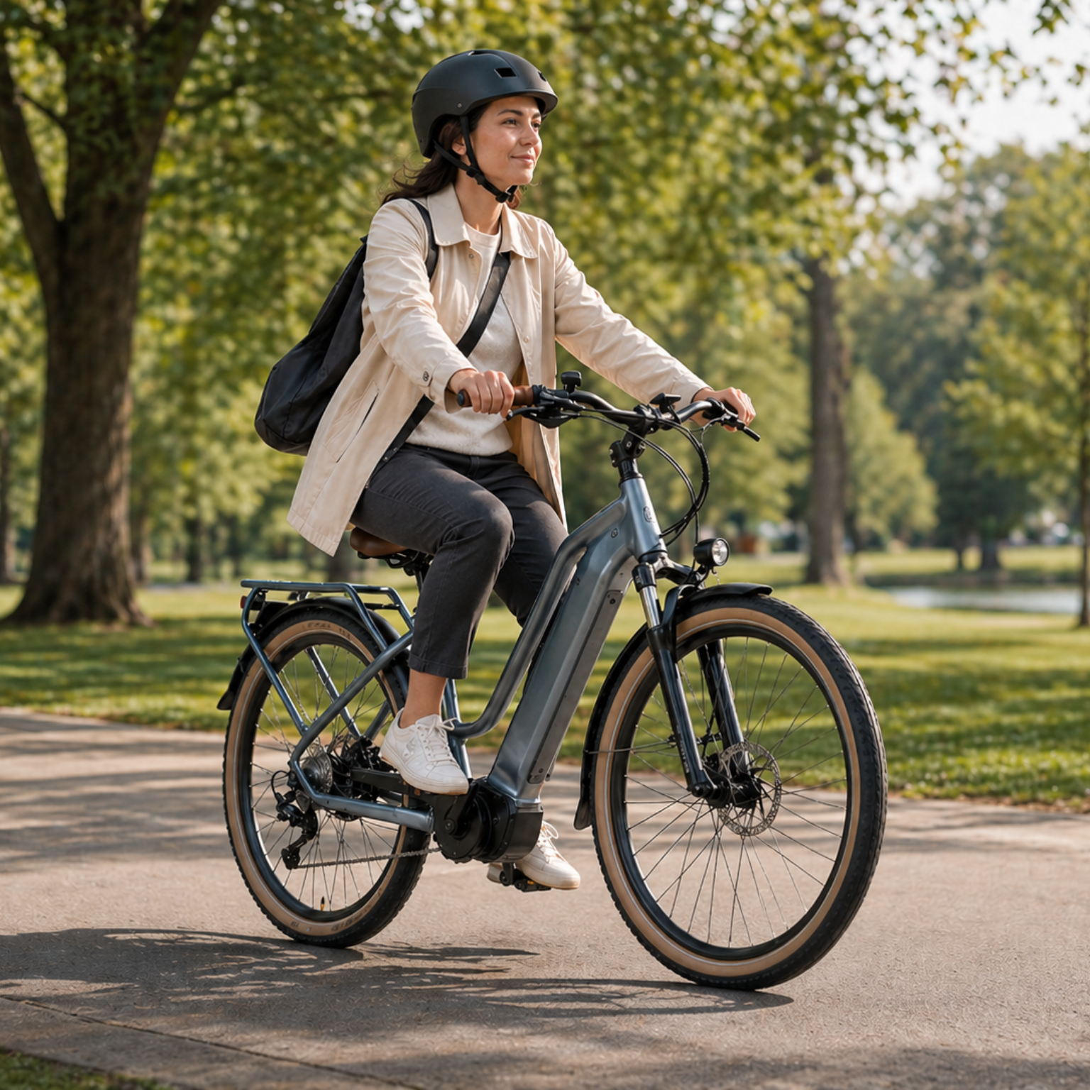 28" City E-Bike 36V 250W, 13Ah Battery, Shimano 9-Speed Urban Commuter E-Bike - Image 3